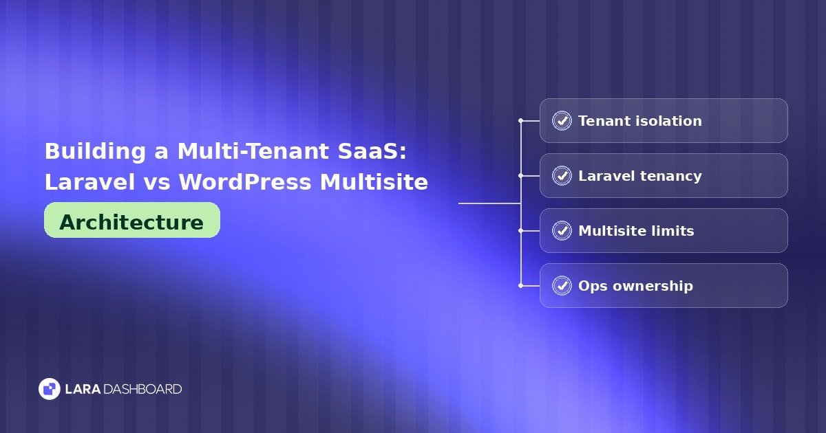 Building a Multi-Tenant SaaS: Laravel vs WordPress Multisite