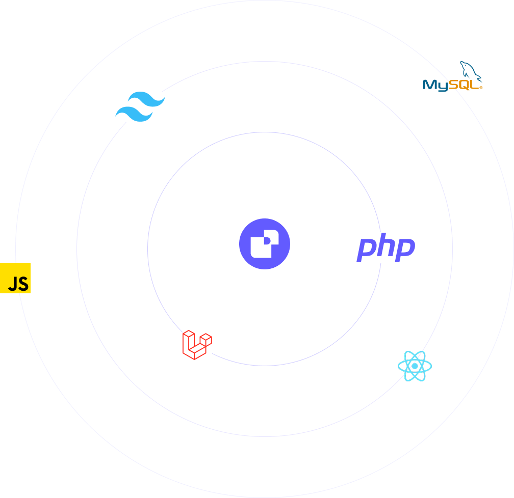 Built with the Technologies Lara Dashboard